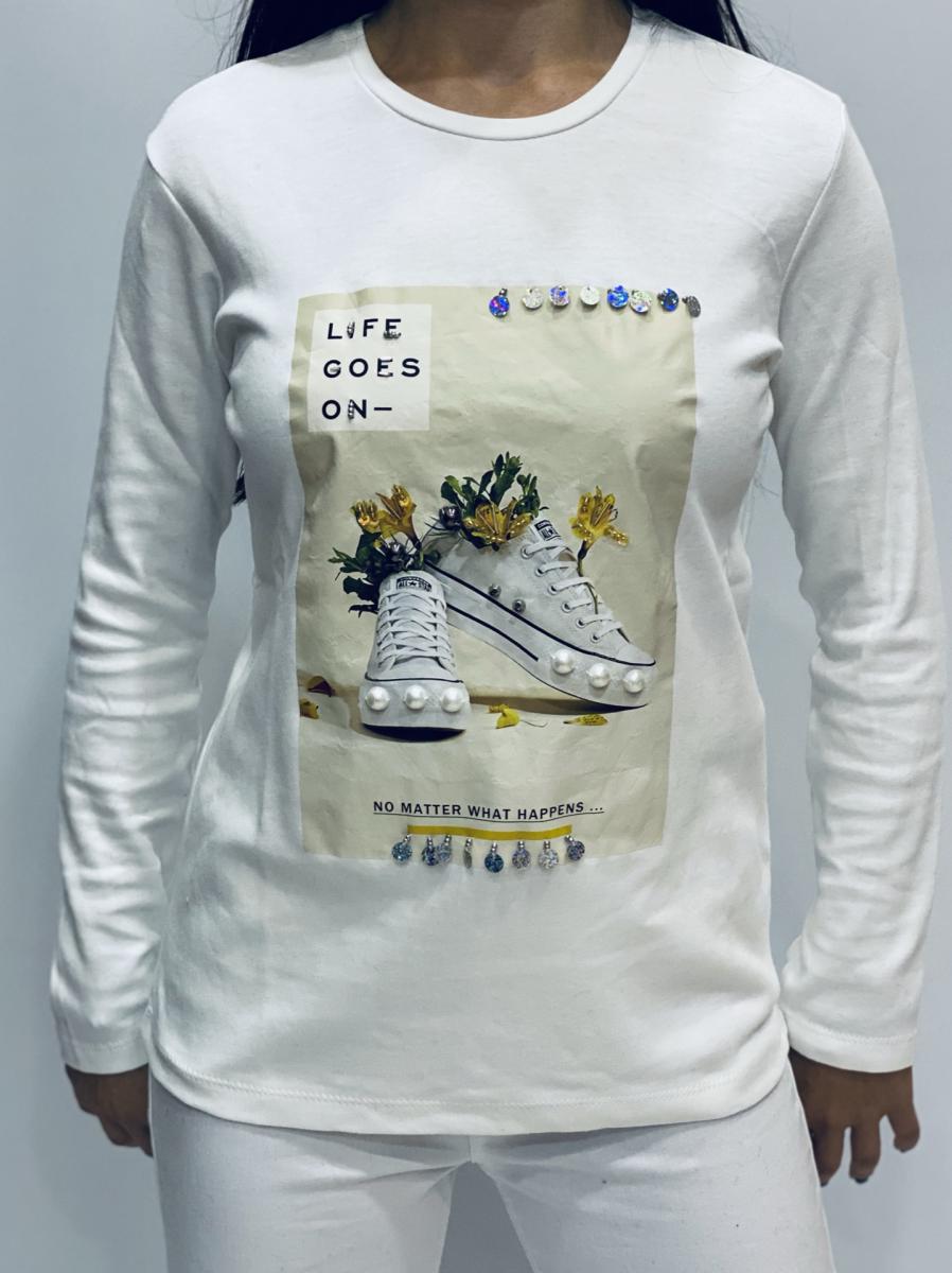 Women's Blouse with Print